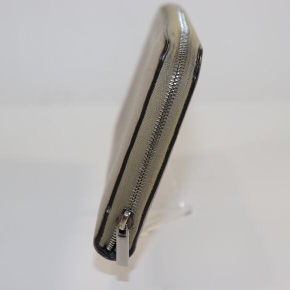 Celine Taupe Leather Zippy Wallet - Picture 4 of 9